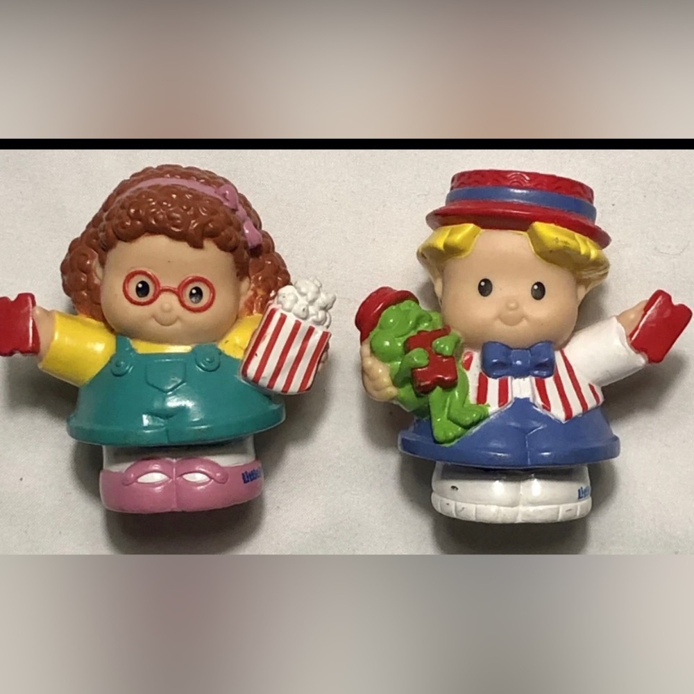 Fisher- Price Little People Replacement Carnival Circus Fair-Maggie, Eddie, 2003